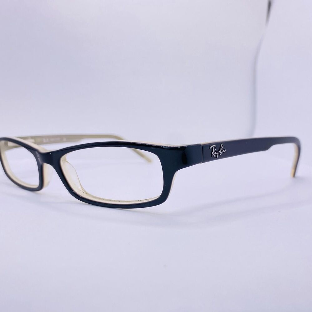 Ray-Ban Eyeglasses Sunglasses RB 5052 2148 51 [] 16 135 MM Black Cream Authentic